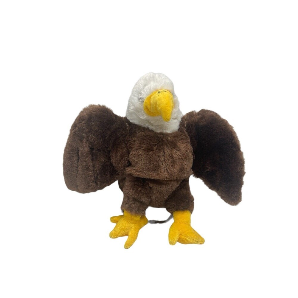 Eco Pals Bald Eagle Puppet  Wildlife Artists (10") Stuffed Animal Plush Toy